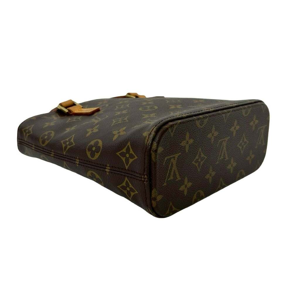 LOUIS VUITTON Vintage Brown Monogram Leather Tote Bag - Picture 7 of 10